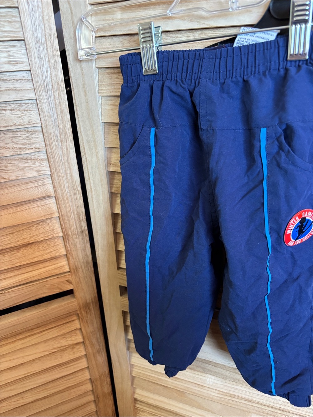 Bob The Builder Navy Blue Kids Joggers with Light Blue Piping 18M